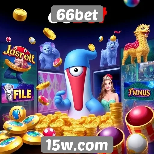 Exploração dos jogos de cassino no 66bet