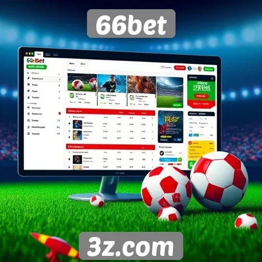 Interface e usabilidade do portal 66bet